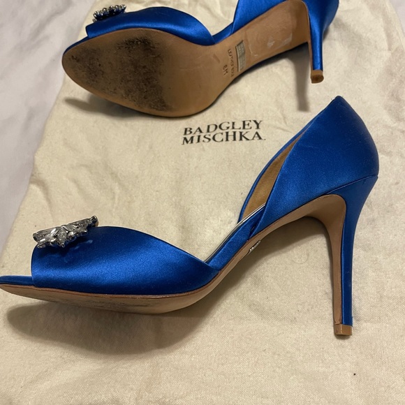 Badgley Mischka blue high heels - Picture 5 of 5